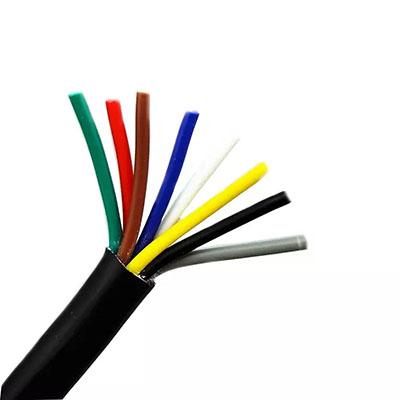 Multicore silicone shielded wire YGCP 2 3 4 5 6 7 8 core high temperature wire control cable